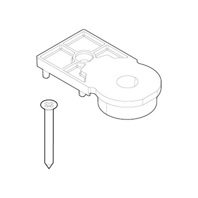 Novellini R02BN2GB02-H scharnier zwart