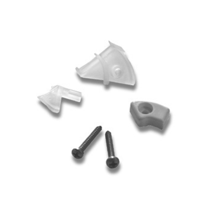 Novellini R03GIC-40 kapje met scharnierbus voor linker deur mat chroom