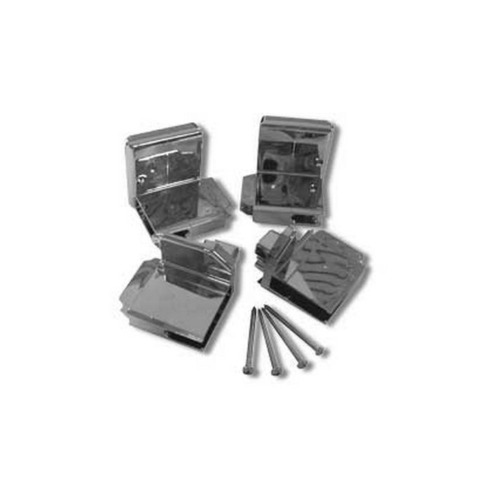 Novellini R04LUPO1-K set eindkapjes chroom