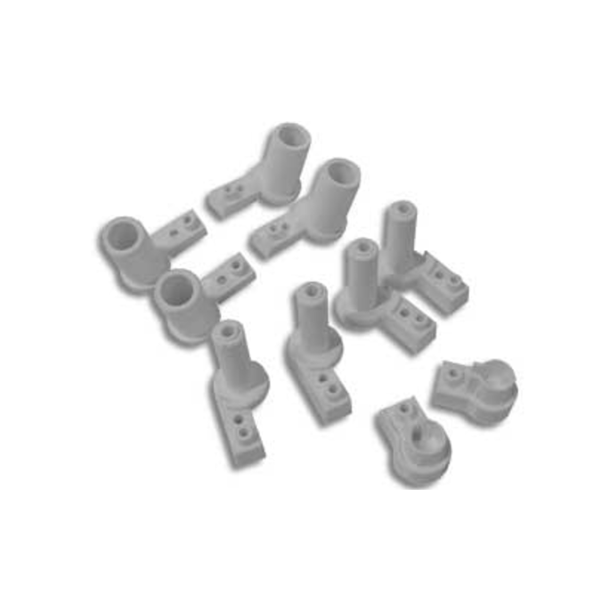 Novellini R04PET-30 scharnierdelenset wit