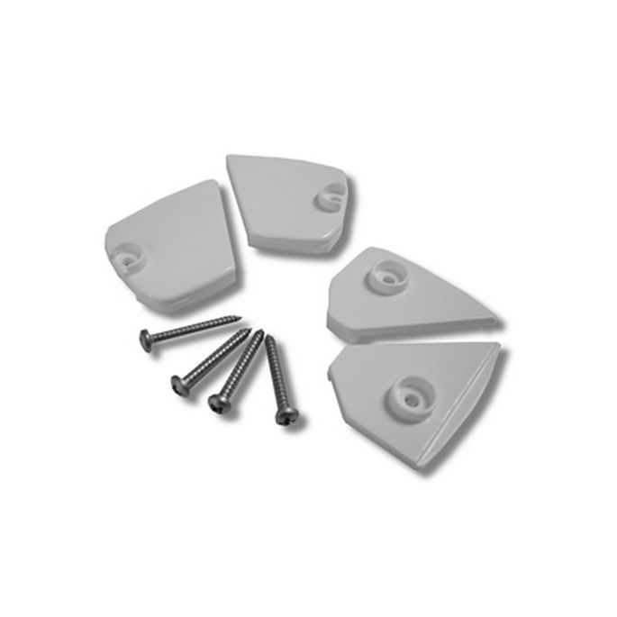 Novellini R04ST3A1-10 set eindkapjes grijs *Niet meer leverbaar*