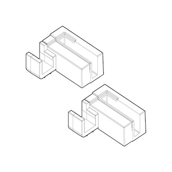 Novellini R06BUMO1-K geleiders chroom