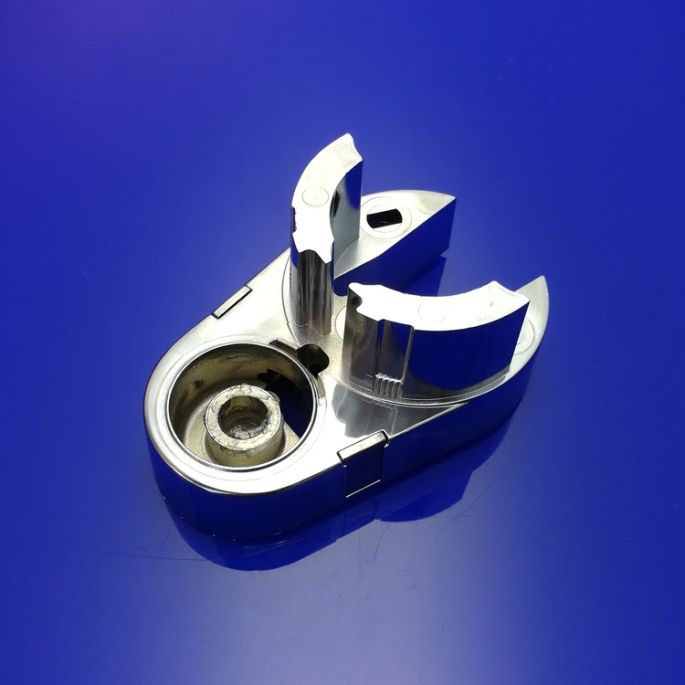 PDPlan Cristal scharnierkap boven (zonder tubobus), chroom *niet meer leverbaar*