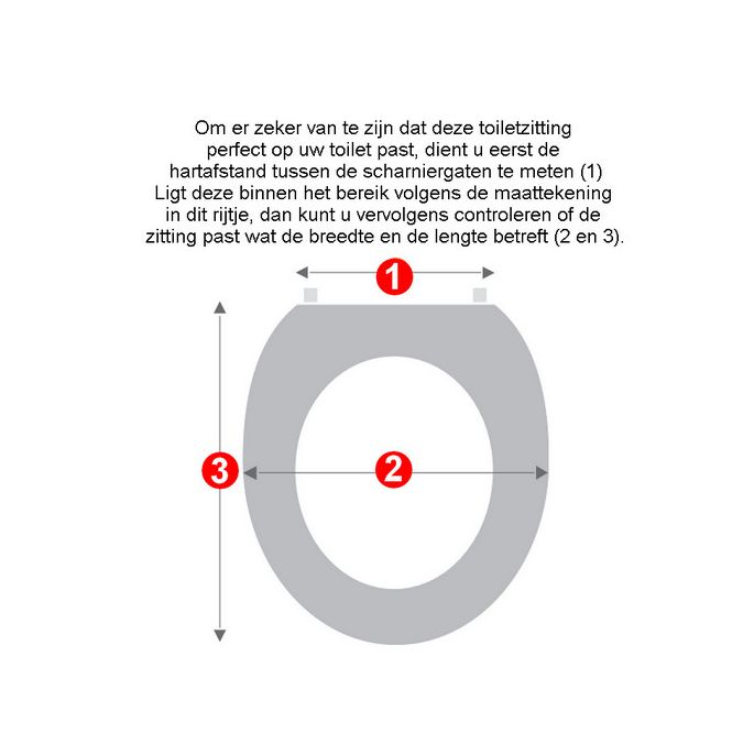 Pressalit Dania R23000 toiletzitting 50mm verhoogd zonder deksel wit
