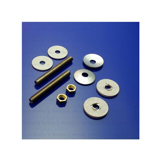 Pressalit BZ5999 Calmo-T Soft set vaste scharnieren chroom