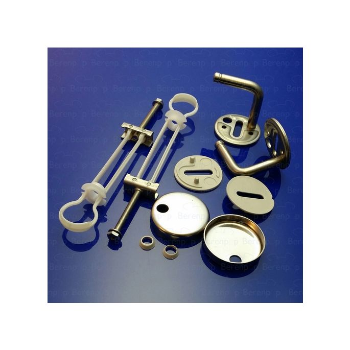 Pressalit UN4P999 2000-T 2-Objecta set vaste scharnieren chroom