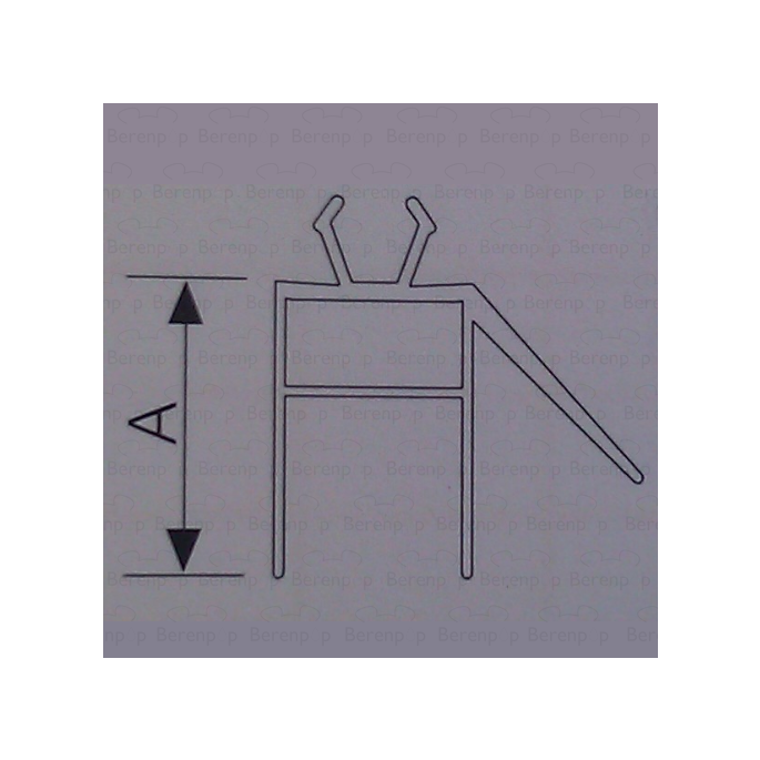 Provex Point - Classic 1207SA00F afwateringsstrip 16mm hoog, transparant