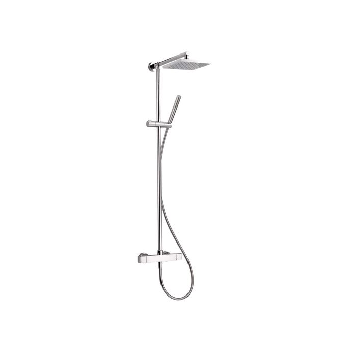 Pure Ebro EB5209 douche opbouwset met thermostaat chroom
