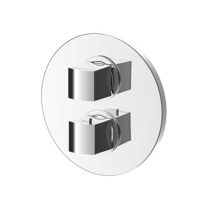 Pure Ebro EB5213 inbouwthermostaat met 3-uitgangen chroom