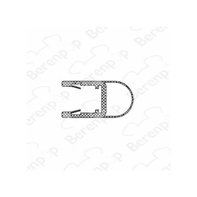 Riho 562010000 afdichtingsstrip, o-profiel, 201cm / 8mm