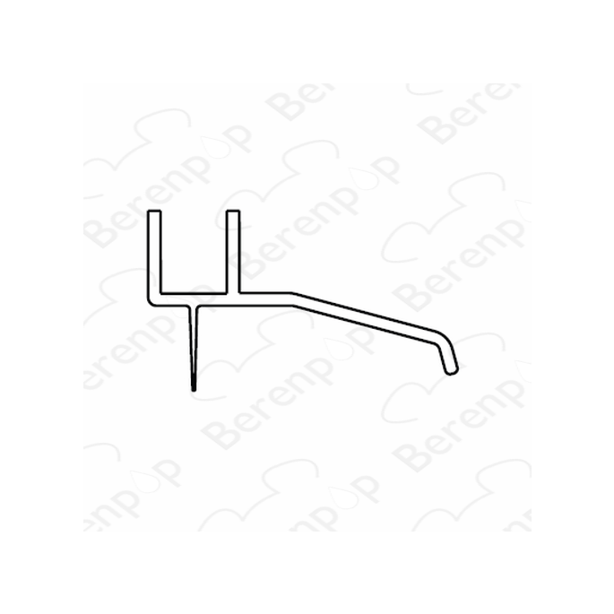 San4U Sealday SD013 afwaterprofiel met flexibele lip 200cm, 8mm