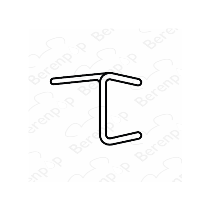 San4U Sealday SD075 h-profiel klein, 200cm, 8mm