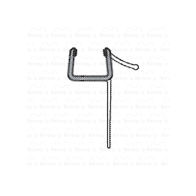 Sealskin Duka 5000-1 GUML345 gebogen lang afdichtprofiel transparant, 8mm