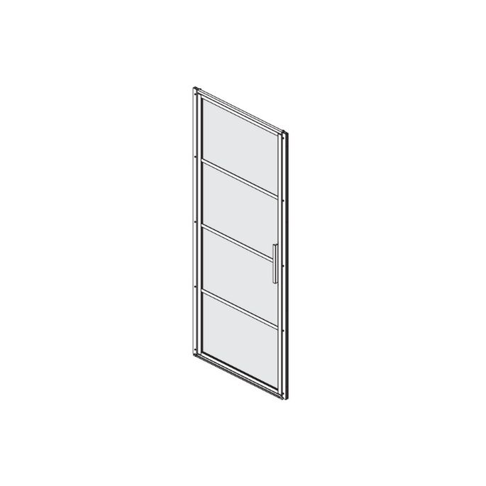 Sealskin Soho SOHO/SW/90/HRZLKSTRP/LF horizontale lekstrip 812mm zwart