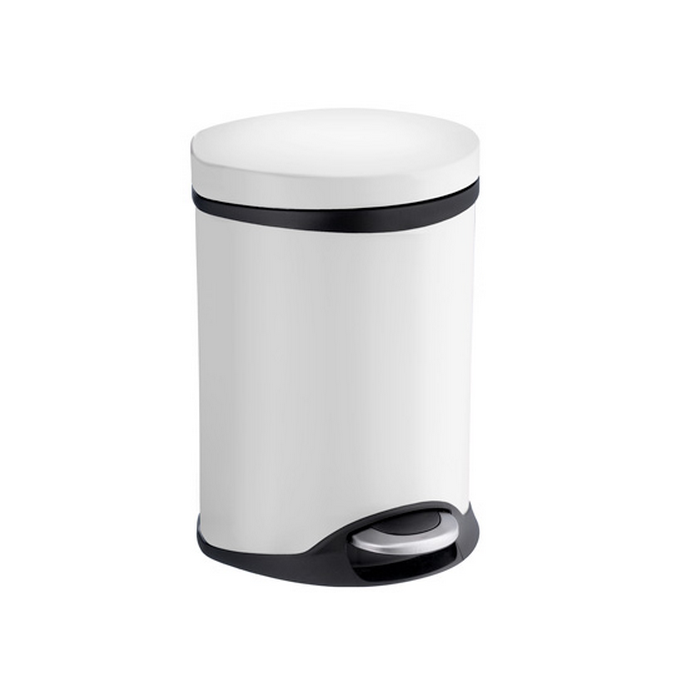 Smedbo Outline Lite FK662 pedaalemmer 6 liter mat wit