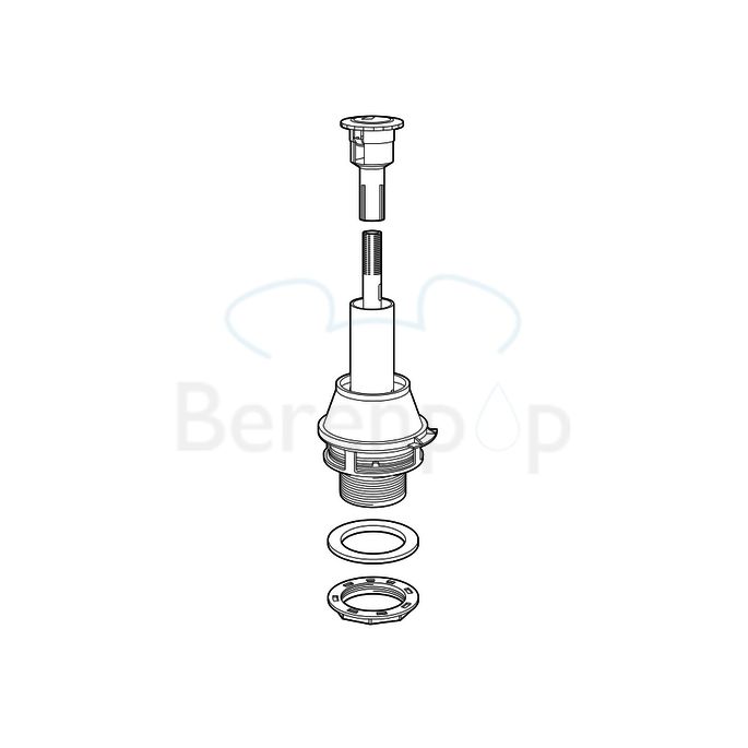 Sphinx S8H741000 uitstroommechanisme 18S (59/215 kort) *niet meer leverbaar*