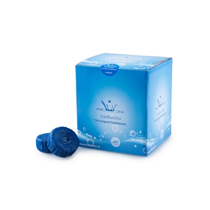 StarBlueDisc 242122150 toiletblokjes jaar verpakking (24 stuks) Lavender (Blauw)