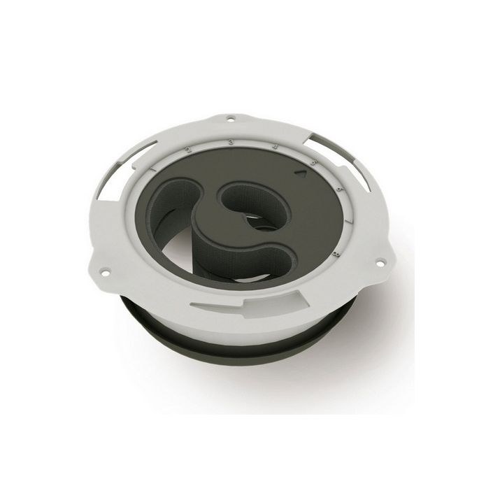 Vasco 11VE30200 plafond- wandventiel met smiley wit (OUTLET)