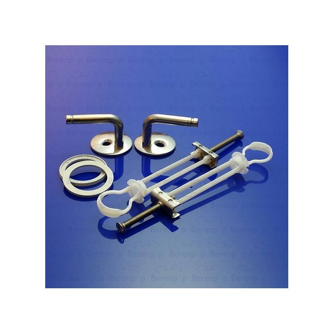 Villeroy en Boch Epura 88370161 set vaste scharnieren chroom