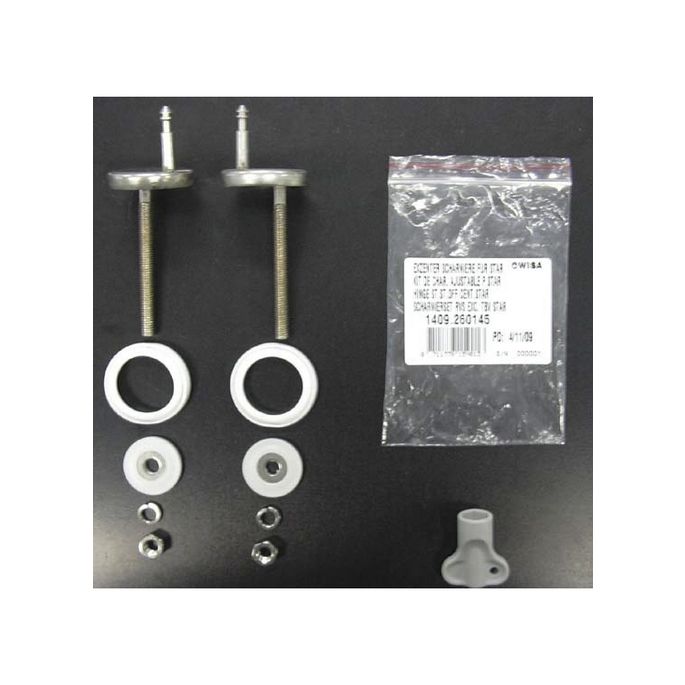 Wisa Star - Star S 1409260145 set van 2 scharnieren RVS