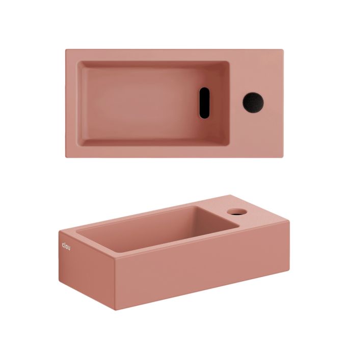 Clou Flush 3 CL0340030 keramiek fontein 36cm mat roze