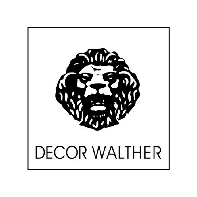 Decor Walther 0008049 afdekplaat geborsteld nikkel voor BS 25, BS 25/V, BS 40 en BS 40/V