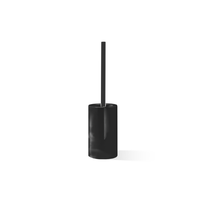 Decor Walther 0826063 DW 6100 toiletborstelgarnituur staand porselein zwart/ mat zwart