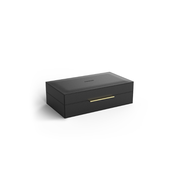 Decor Walther Brownie 0939860 BROWNIE BOX L multi box met deksel kunstleder zwart