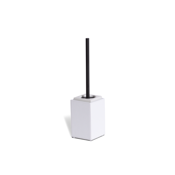 Decor Walther Brownie 0940650 BR SBG toiletborstelgarnituur mat zwart/wit kunstleer