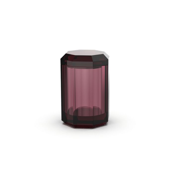 Decor Walther Crystal 0931497 KR BMD box met deksel Rich Burgundy