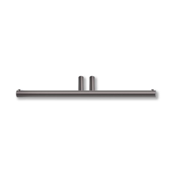 Decor Walther Mikado 0520359 MK TPH2 dubbele toiletrolhouder mat donker metaal