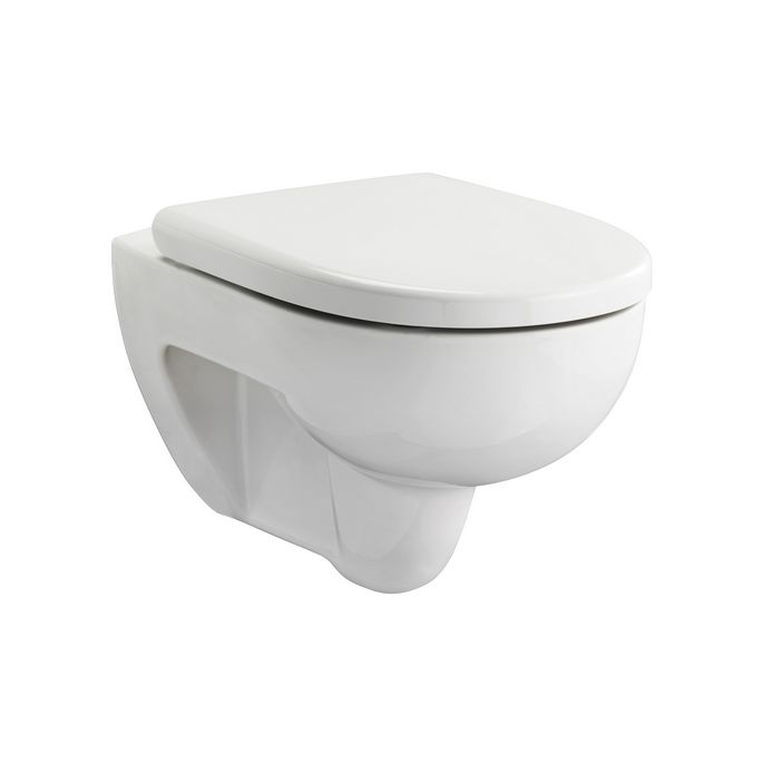 Pressalit 300+ 776000-DA9999 toiletzitting met deksel wit