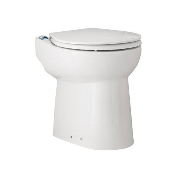 SFA Sanibroyeur Sanicompact C43/48 NP101085 (NP100103 / SED100181) toiletzitting met deksel wit