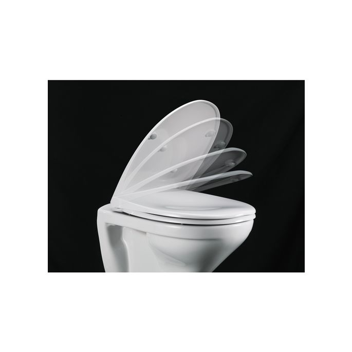 Pressalit Scandinavia PLUS 758000-D05999 toiletzitting met deksel wit