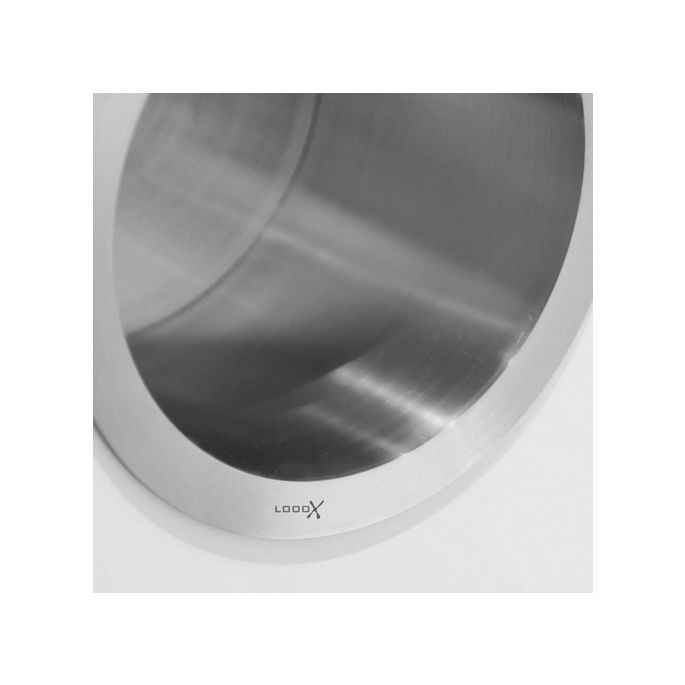 Looox Closed CL3 reserverolhouder voor 1 rol inbouw RVS