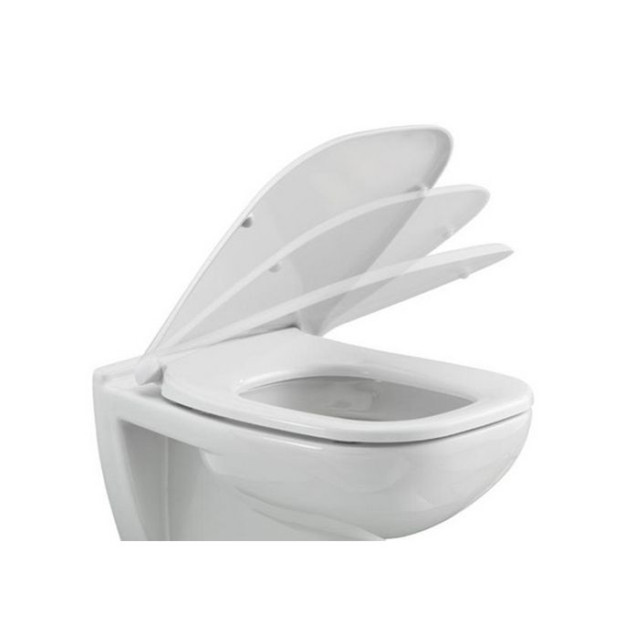 Pressalit Code 778000-DD7999 toiletzitting met deksel wit