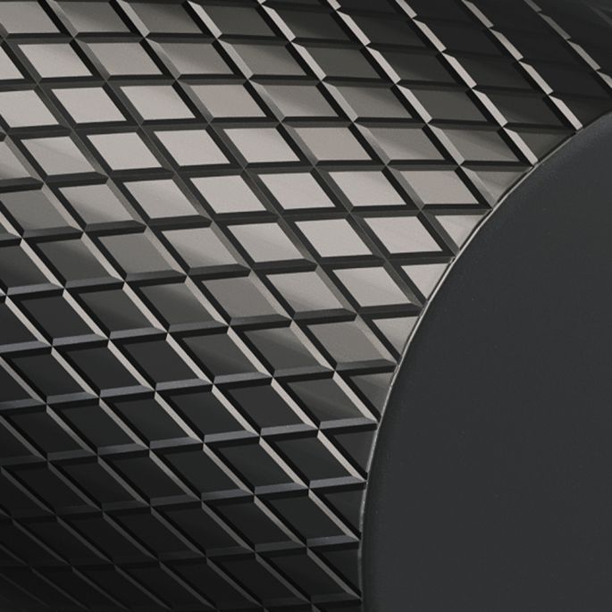 Brauer Carving 5-S-317 hoekstopkraan compleet met slang mat zwart