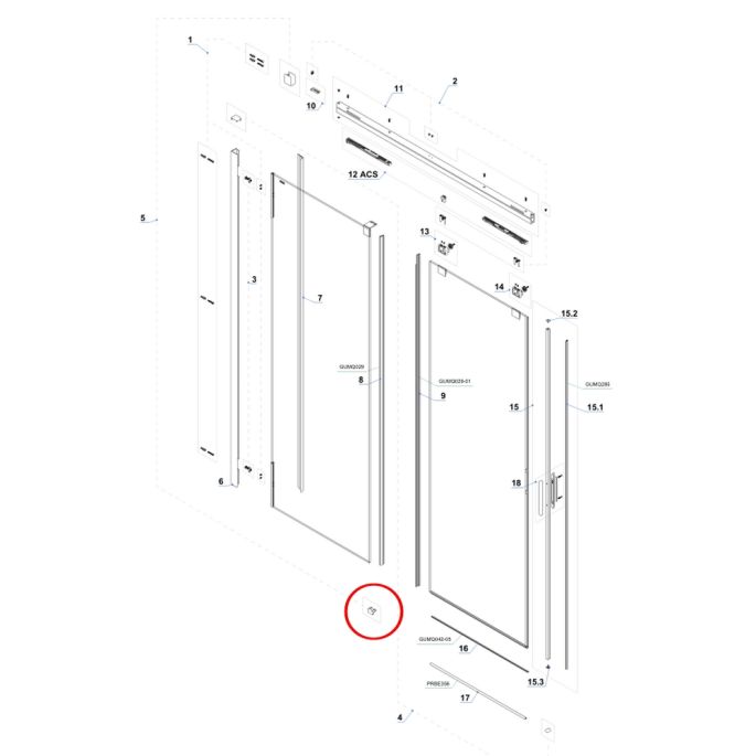 Duka Acqua 5000 BGRQ194 easy clean klikker