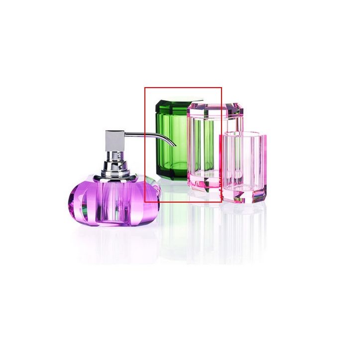 Decor Walther Crystal 0931496 KR BMD box met deksel English green Crystal