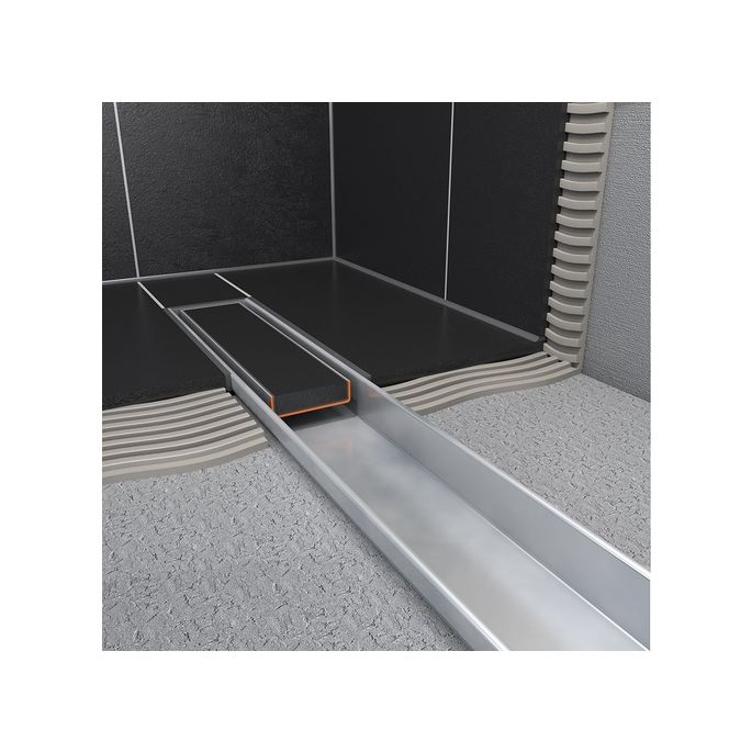 Easy Drain Compact 30 Tegel EDCOMT100030 douchegoot 100cm zijuitloop