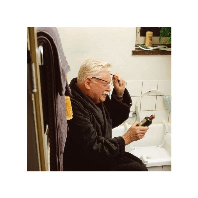 Etac Rufus Plus 81202002 badplank 73cm met handgreep wit