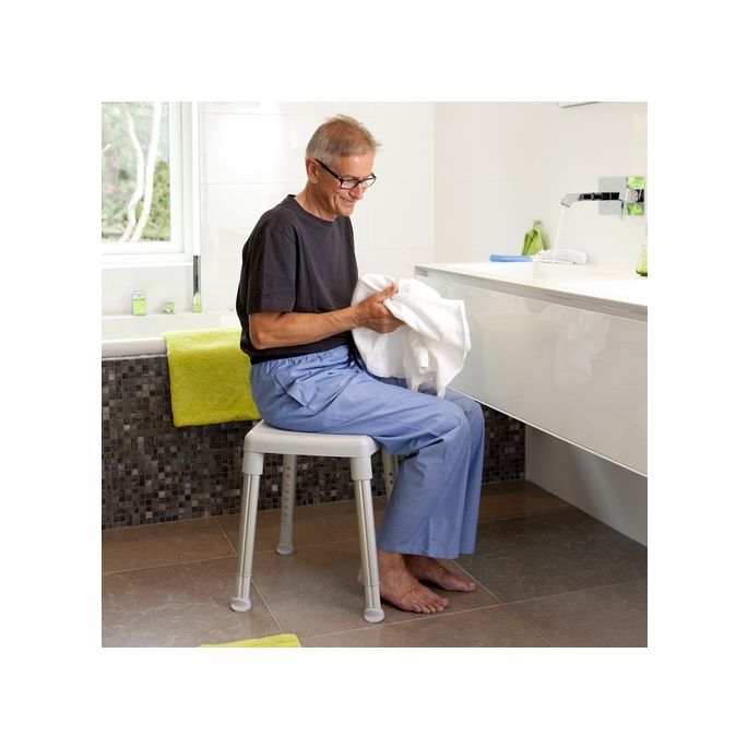 Etac Smart 81951050 douchekruk met draaischijf grijs