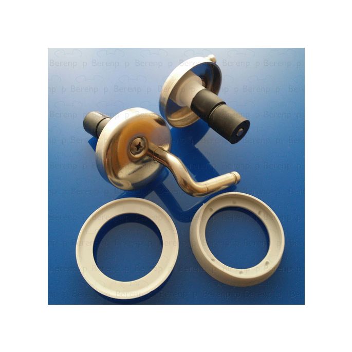 Villeroy en Boch Toboga 99650161 set vaste scharnieren chroom *niet meer leverbaar*