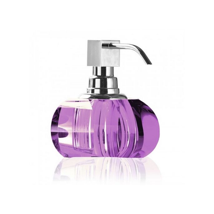 Decor Walther Crystal 0924280 KR SSP zeepdispenser (chroom pompje) Violet Crystal