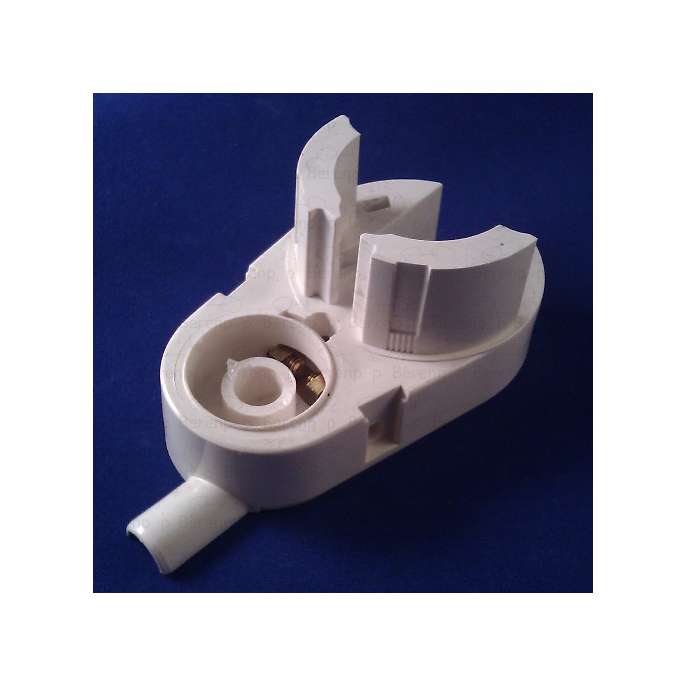PDPlan Cristal scharniervoet (zonder tubobus) rechts, wit *niet meer leverbaar*