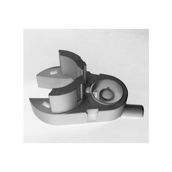 PDPlan Cristal scharniervoet (zonder tubobus) links, chroom *niet meer leverbaar*