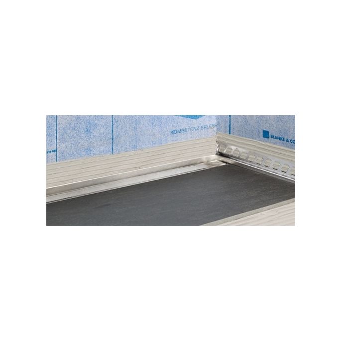 Blanke Aqua Deko 622285640125 afsluitprofiel voor boven goot 1250x40mm mat zwart