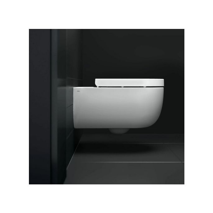 Clou Hammock CL040106020 Rimless 56cm wandtoilet met toiletzitting mat wit