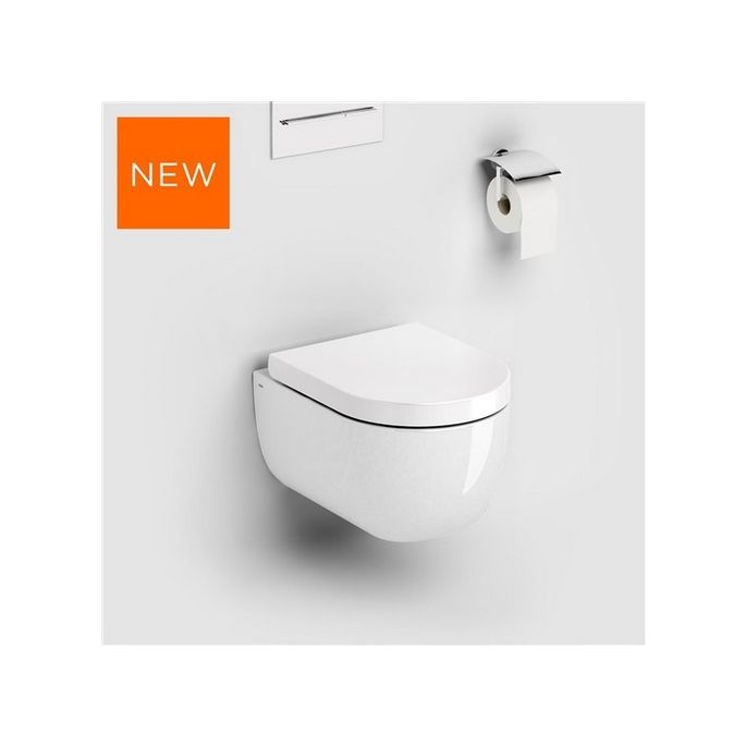 Clou Hammock CL0401080 wandtoilet met toiletzitting wit