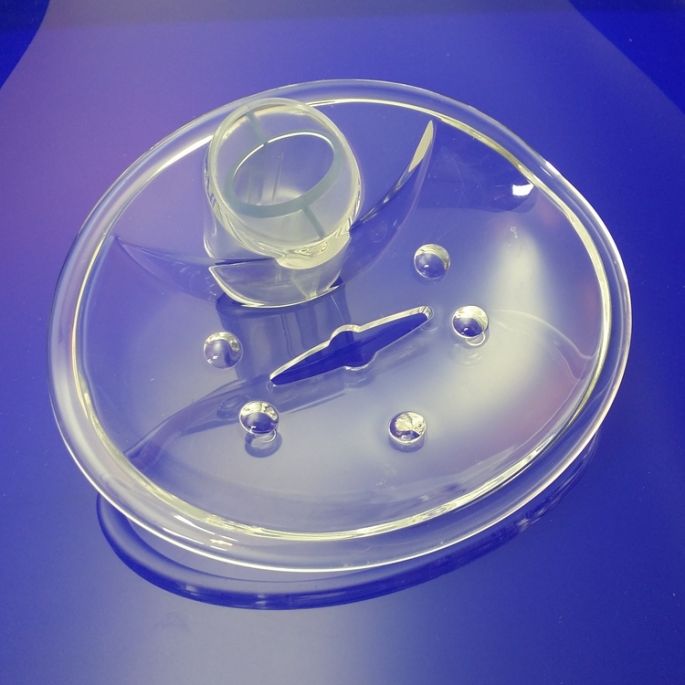 Damixa Excel 2391900 zeepschaal voor glijstang (oud model Excel) transparant (OUTLET)